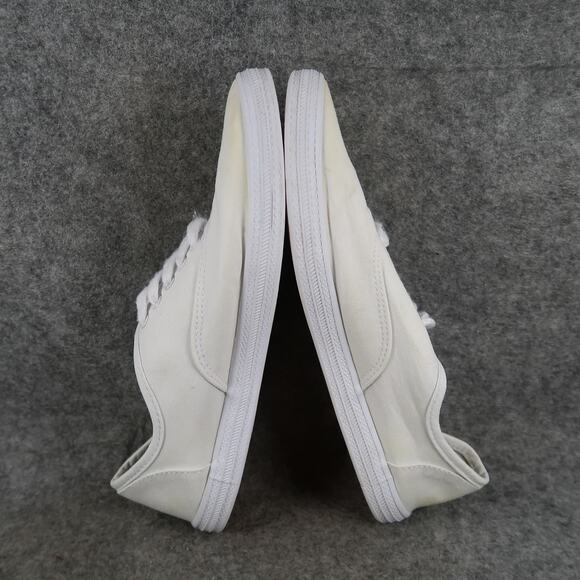 Universal Thread Shoes Womens 9 Casual Sneaker Fabric Lace Up Flat Comfort White - Picture 8 of 12